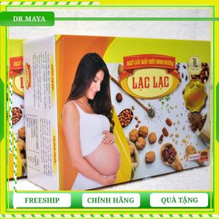 Ngũ cốc bầu Lạc Lạc (hộp/30 gói) - siêu dinh dưỡng giúp thai nhi phát triển, mẹ giảm ốm nghén