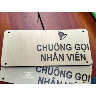 Bảng Gỗ Trang Trí , Cửa Hàng, Cafe ( Chuông Gọi Nhân Viên ) giá sỉ