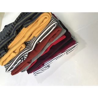 [ 10Màu HOTT ÁO CROPTOP TAY DÀI THUN GÂN CAO CẤP