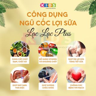 Ngũ cốc lợi sữa Lạc Lạc, Ngũ cốc Lạc Lạc cho mẹ sau sinh hộp 30 gói (chính hãng)