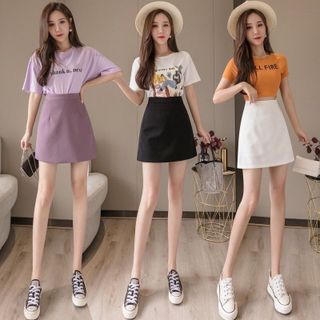 chân váy chữ a, váy chữ a công sở