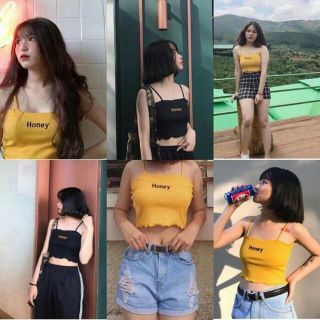 ÁO ỐNG THÊU ( thun gân 6 màu )