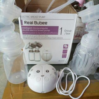 Máy Hút Sữa Điện Đôi Real Bubee - Bảo Hành máy 1Tháng