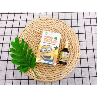 Combo Dầu húng chanh MINION GOLD 30mL chiết lạnh tự nhiên, hỗ trợ phòng ngừa ho khàn, sổ mũi nghẹt mũi ở trẻ giá sỉ