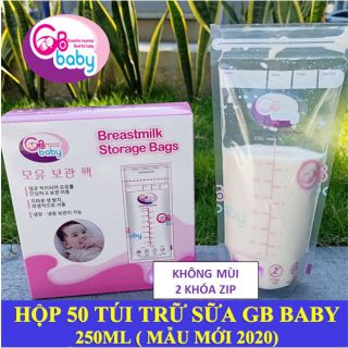 Túi trữ sữa 250ml Gobaby - 1 hộp 50 cái