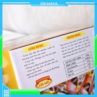 Ngũ cốc bầu Lạc Lạc (hộp/30 gói) 600g