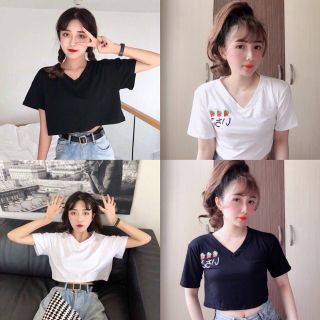 ÁO CTROP TRƠN + THÊU