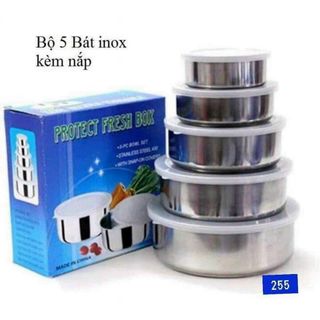 Bộ 5 bát inox giá sỉ