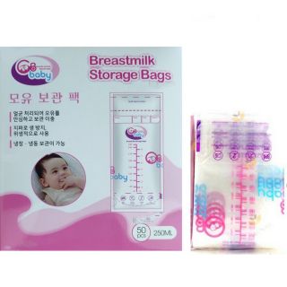 Túi Trữ Sữa GoBaby 250ml hộp 50 túi