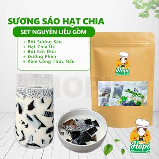 Set Sương Sáo Hạt Chia Nấu 25-30 Chén Quán Ưa Thích Hay Dùng - Hopi giá sỉ