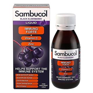 Sambucol Kẽm+ C 120ml Immuno Forte Liquid cho bé trên 3t