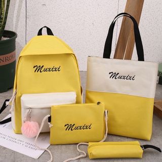 Balo 4 món thời trang đi học - Muxixi