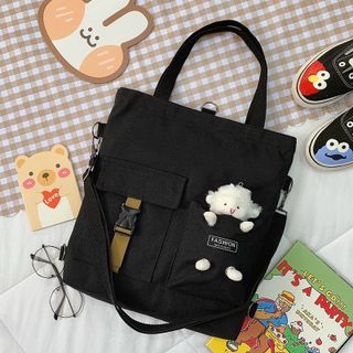 Túi tote thời trang kèm Gấu