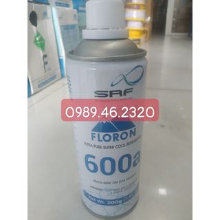 Môi chất lạnh R600, Gas lạnh R600 Ấn Độ Floron lon 200g
