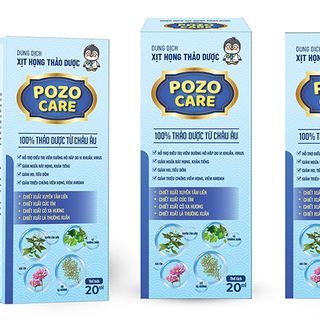 Dung Dịch Xịt Họng Thảo Dược Pozocare