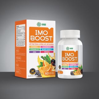 VIÊN UỐNG BỔ SUNG VITAMIN C, TĂNG CƯỜNG SỨC ĐỀ KHÁNG, HỆ MIỄN DỊCH IMO BOOST 60 VIÊN