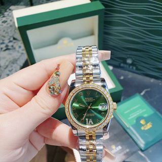 ĐỒNG HỒ ROLLEX CƠ CAO CẤP COUPLE VIỀN ĐÁ
