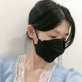 [ Màu Đen] Sỉ Khẩu Trang 4D Nam Nữ KF94 Cao Cấp sản xuất theo công nghệ Hàn Quốc mới nhất