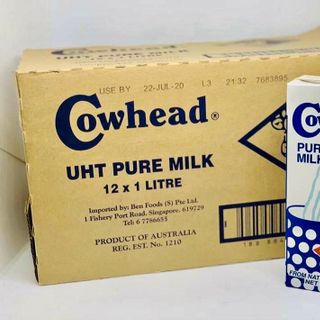 Sữa tươi Pure Milk CowHead nguyên kem 3.5% hộp 1L