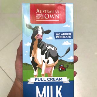 Sữa tươi nguyên kem Australia’s Own full cream 1L