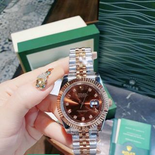 ĐỒNG HỒ ROLLEX CƠ CAO CẤP COUPLE VIỀN TRƠN