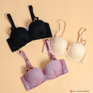 ÁO NGỰC - ÁO LÓT NỮ CÚP NGANG 3 MÓC ÔM TRỌN BẦU NGỰC TẠO KHE LOVELY 8066