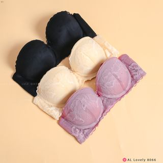 ÁO NGỰC - ÁO LÓT NỮ CÚP NGANG 3 MÓC ÔM TRỌN BẦU NGỰC TẠO KHE LOVELY 8066