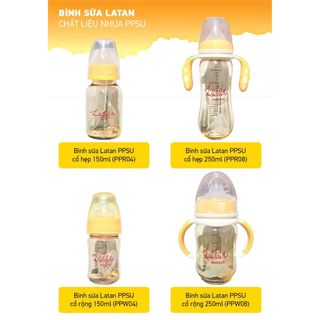 Sỉ bình sữa Latan silicon siêu mền chống sặc cho bé