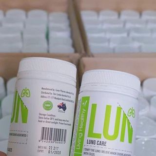 [ DATE 1.2025 ] BỔ PHỔI NẤM LINH CHI LUNG CARE 180 VIÊN - LIVING HEALTHY (Hộp)