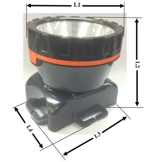 Đèn Pin Đội Đầu Điện Quang PFL13 R BLO ( Pin Sạc, Đen - Cam, 1W )