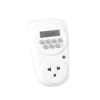 Ổ cắm hẹn giờ ĐQ ESK DT08 W 13 (Điều chỉnh điện tử)