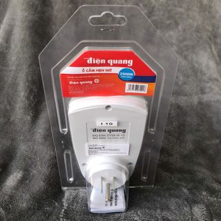 Ổ cắm hẹn giờ ĐQ ESK DT08 W 13 (Điều chỉnh điện tử)