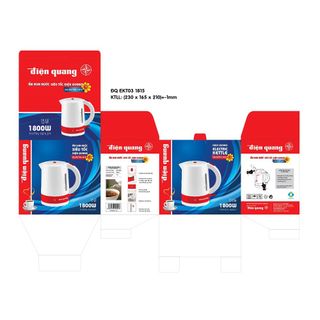 Ấm đun nước siêu tốc Điện Quang ĐQ EKT03 1815 ( 1800W, 1.5L, thân nhựa )