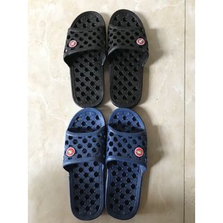 Dép đi trong nhà dép nhựa lỗ táo quai ngang đi trong nhà tắm văn phòng thoáng khí tiện dụng