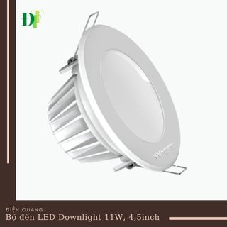 Bộ đèn LED Downlight Điện Quang ĐQ LRD04 11 115 ( 11W, 4,5inch ) ánh sáng warmwhite