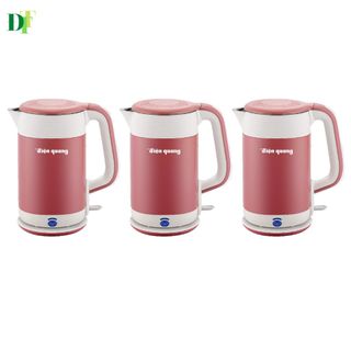 Ấm đun nước cao cấp Điện Quang EKT10 ( 1800W, 1.8L, inox 304, vỏ 2 lớp, có chức năng giữ ấm, màu đỏ mận )
