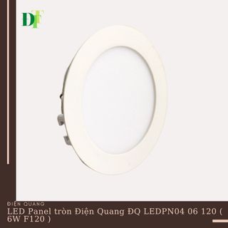 Bộ đèn LED Panel tròn Điện Quang ĐQ LEDPN04 06 120 ( 6W F120 warmwhite)