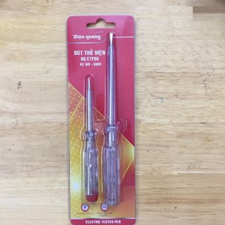 Bộ 2 cây bút thử điện Điện Quang ETP05 (đầu vít dẹp, 190 mm và 140 mm)