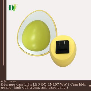 Đèn ngủ cảm biến LED Điện Quang ĐQ LNL07 WW ( Cảm biến quang, hình quả trứng, ánh sáng vàng )