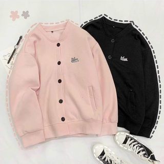 Áo khoác cardigan thêu cún con dễ thương rẻ form đẹp
