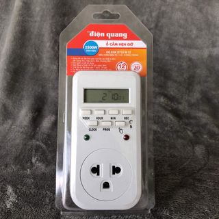 Ổ cắm hẹn giờ ĐQ ESK DT10 W 13 ( Điều chỉnh điện tử)