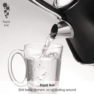 Ấm siêu tốc Morphy Richard siêu đẹp 1,5 lít -màu sắc đen