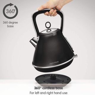 Ấm siêu tốc Morphy Richard siêu đẹp 1,5 lít -màu sắc đen