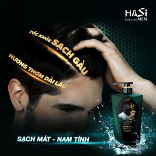 DẦU GỘI NƯỚC HOA NAM - SẠCH MÁT & NAM TÍNH - HASI