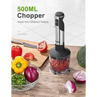 Máy xay cầm tay tiện lợi, xay các loại hoa quả siêu bền dễ làm sạch AICOK