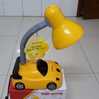 Đèn bàn Điện Quang (ĐQ DKL05 B) kiểu xe hơi, vàng đen, có bóng