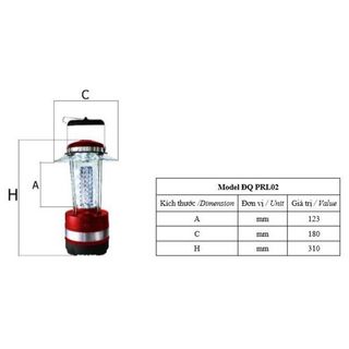 Đèn sạc Led Điện Quang PRL02 04765 ( 4w, daylight, cầm tay, Sáng 18h)