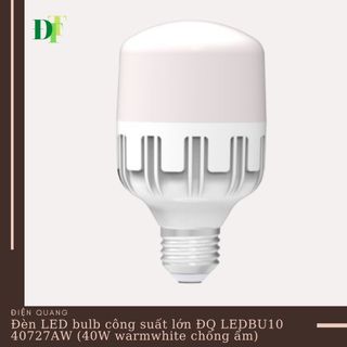 Đèn LED bulb công suất lớn Điện Quang ĐQ LEDBU10 40W, chống ẩm warmwhite