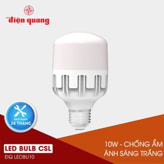 Đèn LED bulb công suất lớn Điện Quang ĐQ LEDBU10 10W, chống ẩm