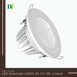 Bộ đèn LED Downlight Điện Quang ĐQ LRD04 09765 115 (9W daylight, 4,5inch)